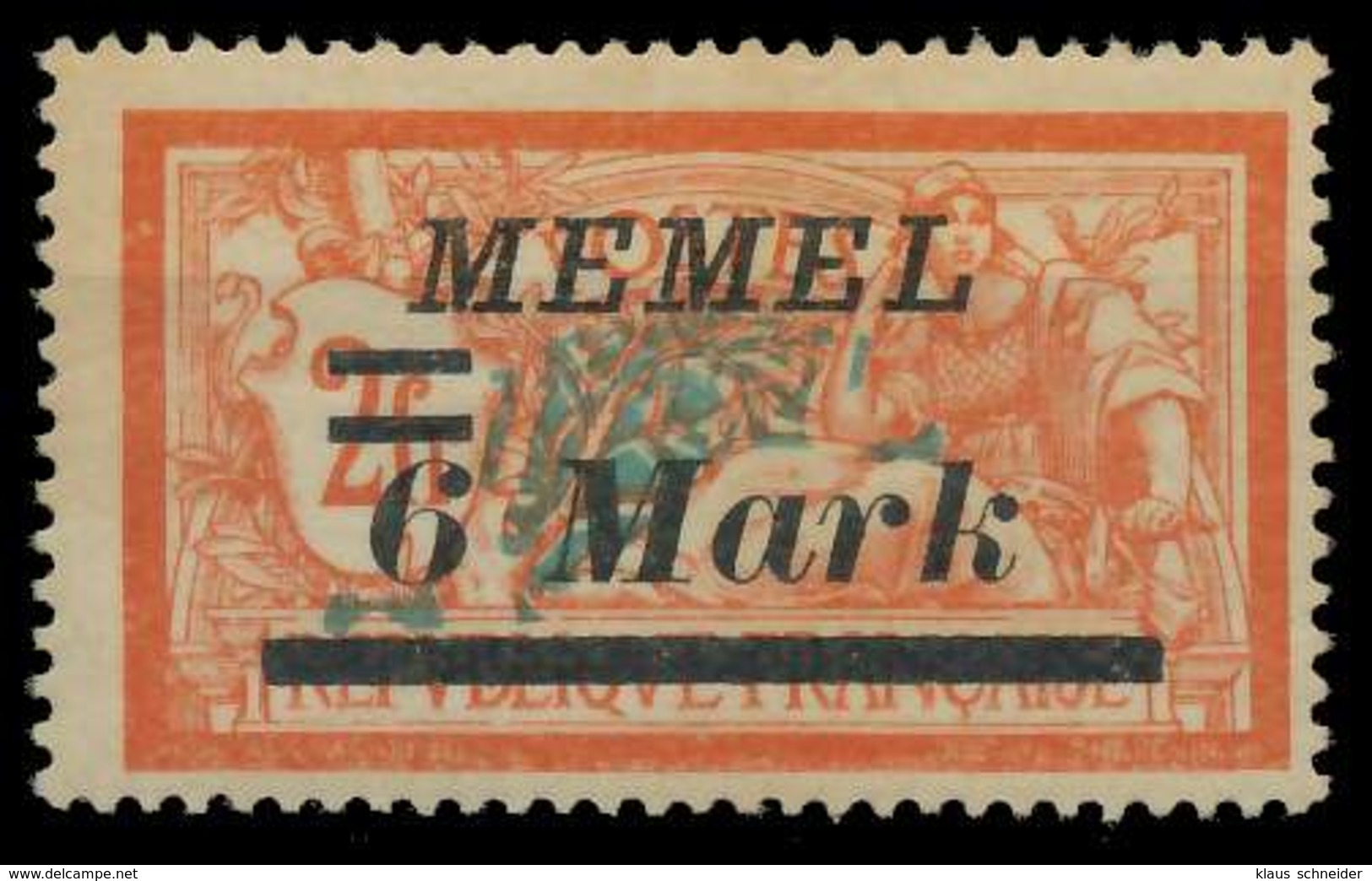 MEMEL 1922 Nr 70 Ungebraucht X88763E - Memelgebiet 1923