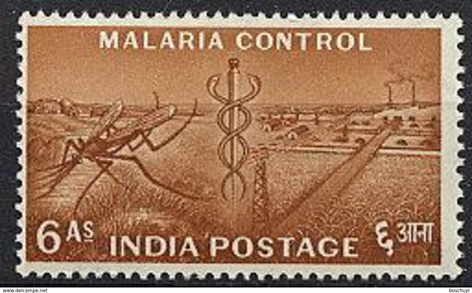 India, 1955, Malaria Control, MNH, Michel 245 - Autres & Non Classés