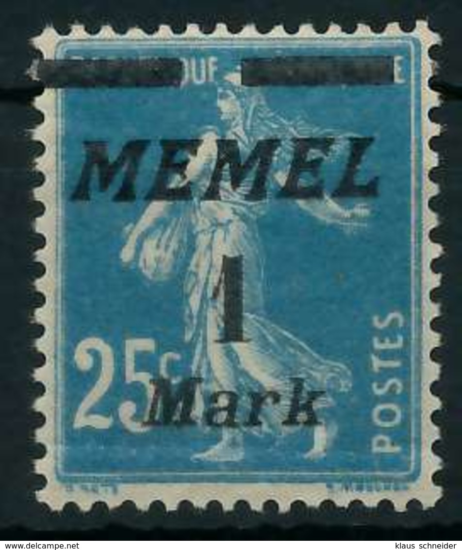 MEMEL 1922 Nr 86 Ungebraucht X88776A - Memelgebiet 1923