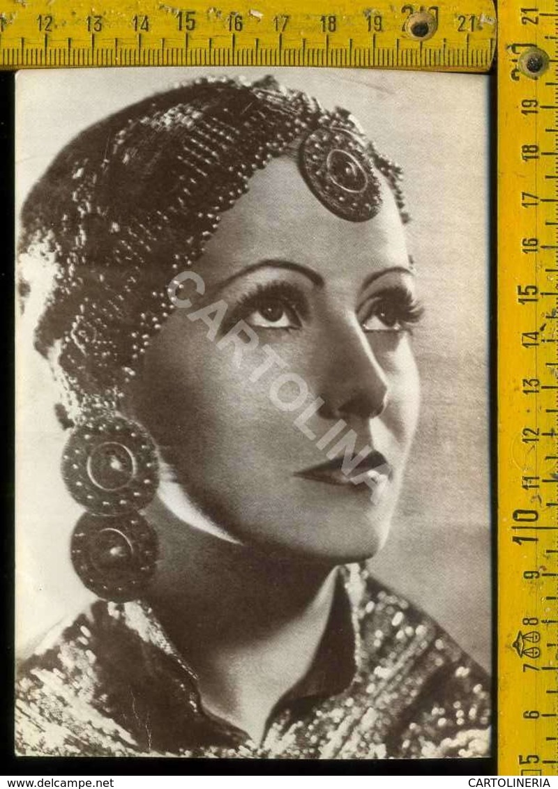 Personaggio Attore Attrice Cantante Musica Teatro Cinema Greta Garbo - Artisti