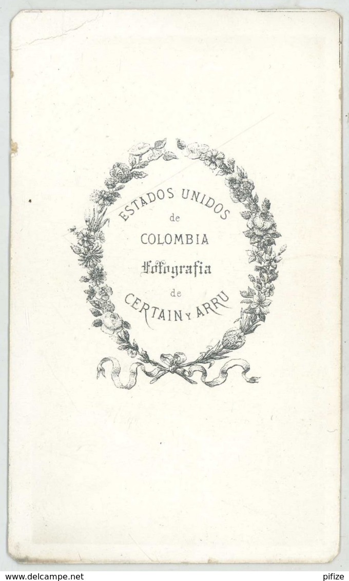 CDV 1870-80 Certain Y Arru , Colombie . Colombia . Moustachu . - Anciennes (Av. 1900)