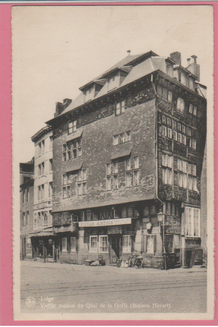 CP - Belgique - Liege - Vieille Maison Du Quai De La Goffe - Maison Havart- PUB BIERES ARTOIS - Cafés