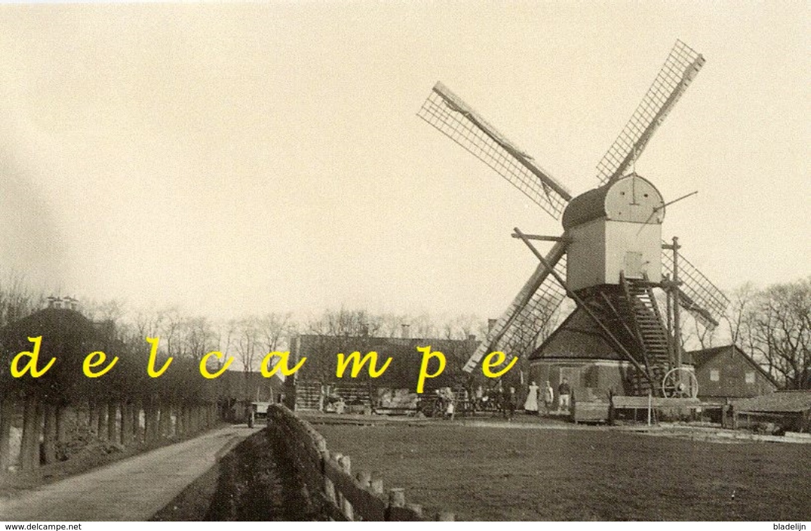 ABBEKERK - Medemblik (N.H.) - Molen/moulin - Zeldzame Opname Van De Verdwenen Wipkorenmolen Van W. Kool - Medemblik