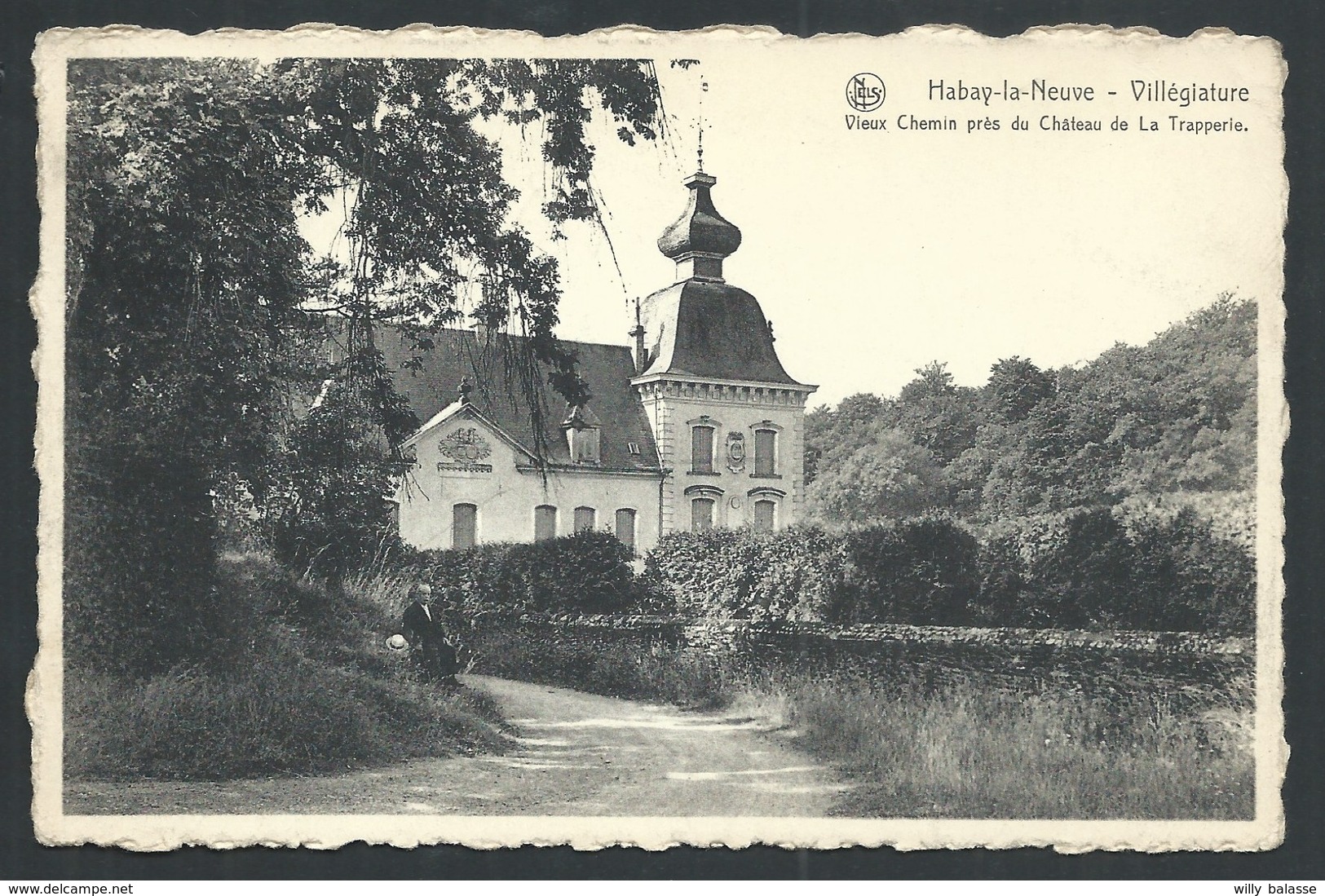 +++ CPA - HABAY LA NEUVE - Villégiature - Vieux Chemin Près Du Château De La Trapperie - Nels  // - Habay