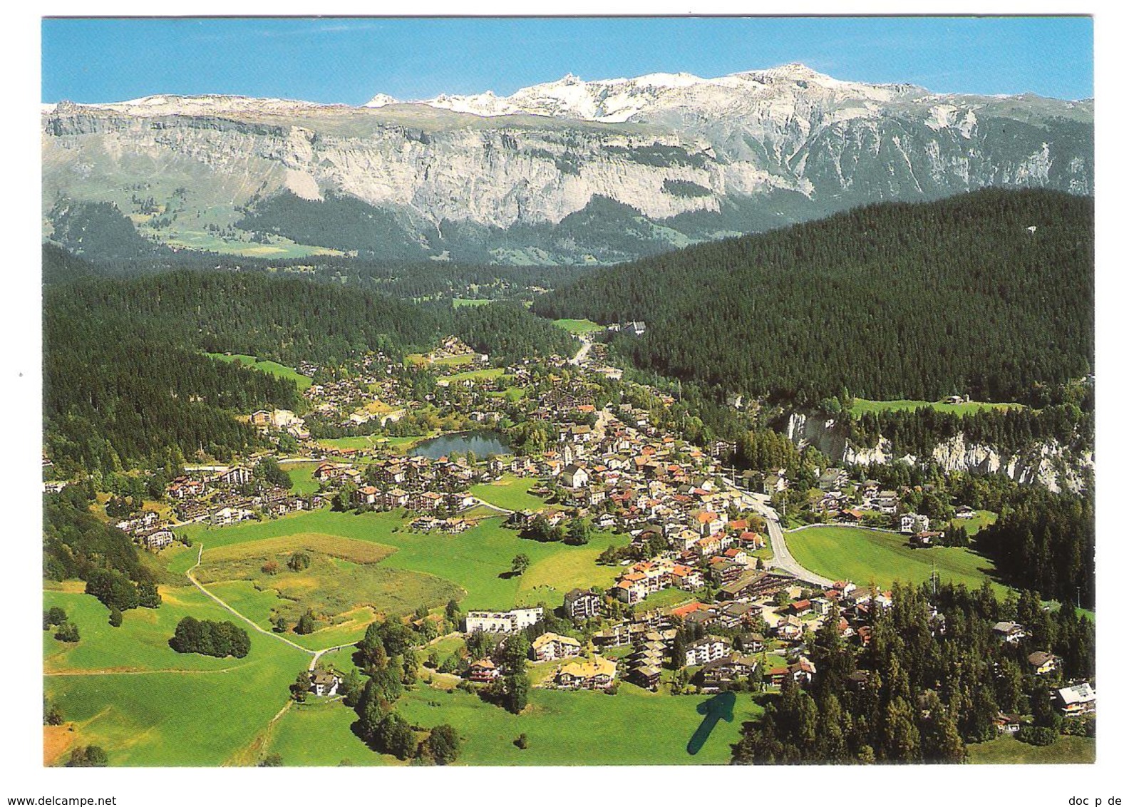 Schweiz - Laax - Luftaufnahme - Laax