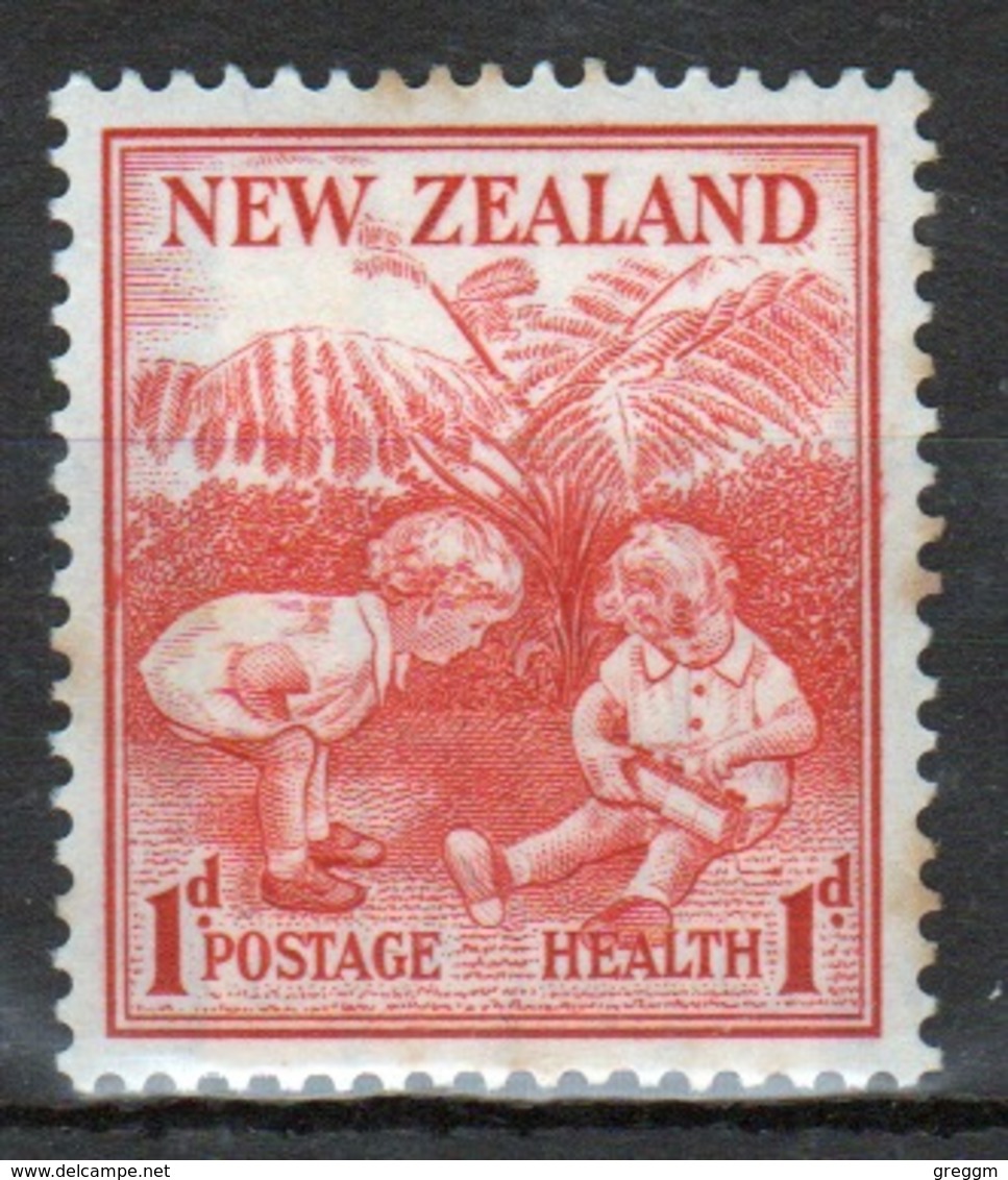 New Zealand 1938 Single Health Stamp Showing Children Playing. - Unused Stamps