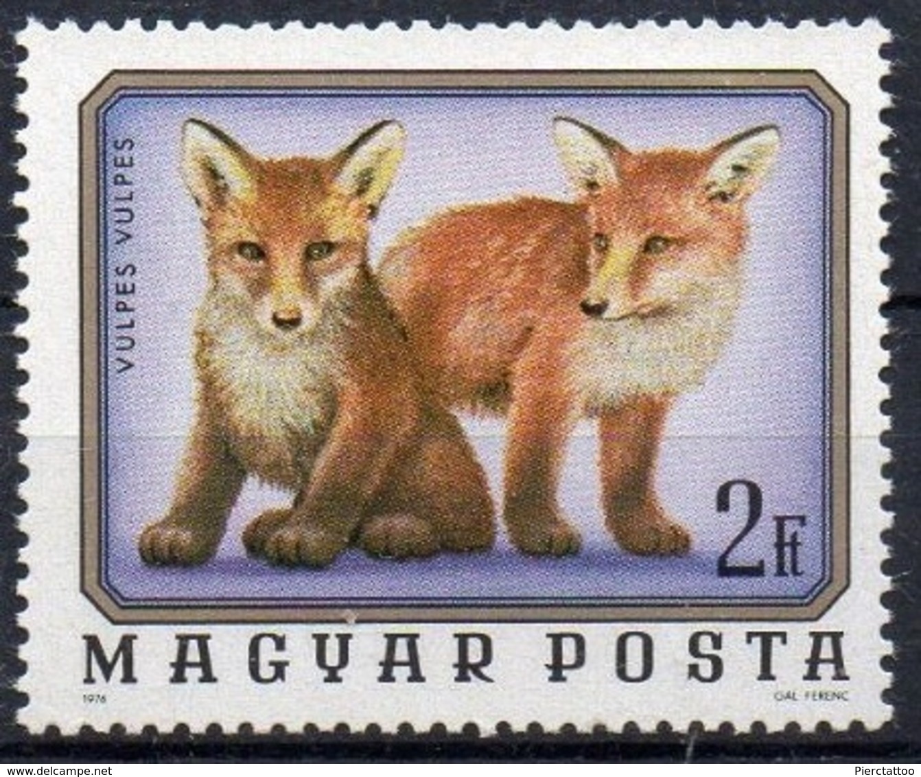 Renard (Animaux) - Hongrie - 1976 - Neufs