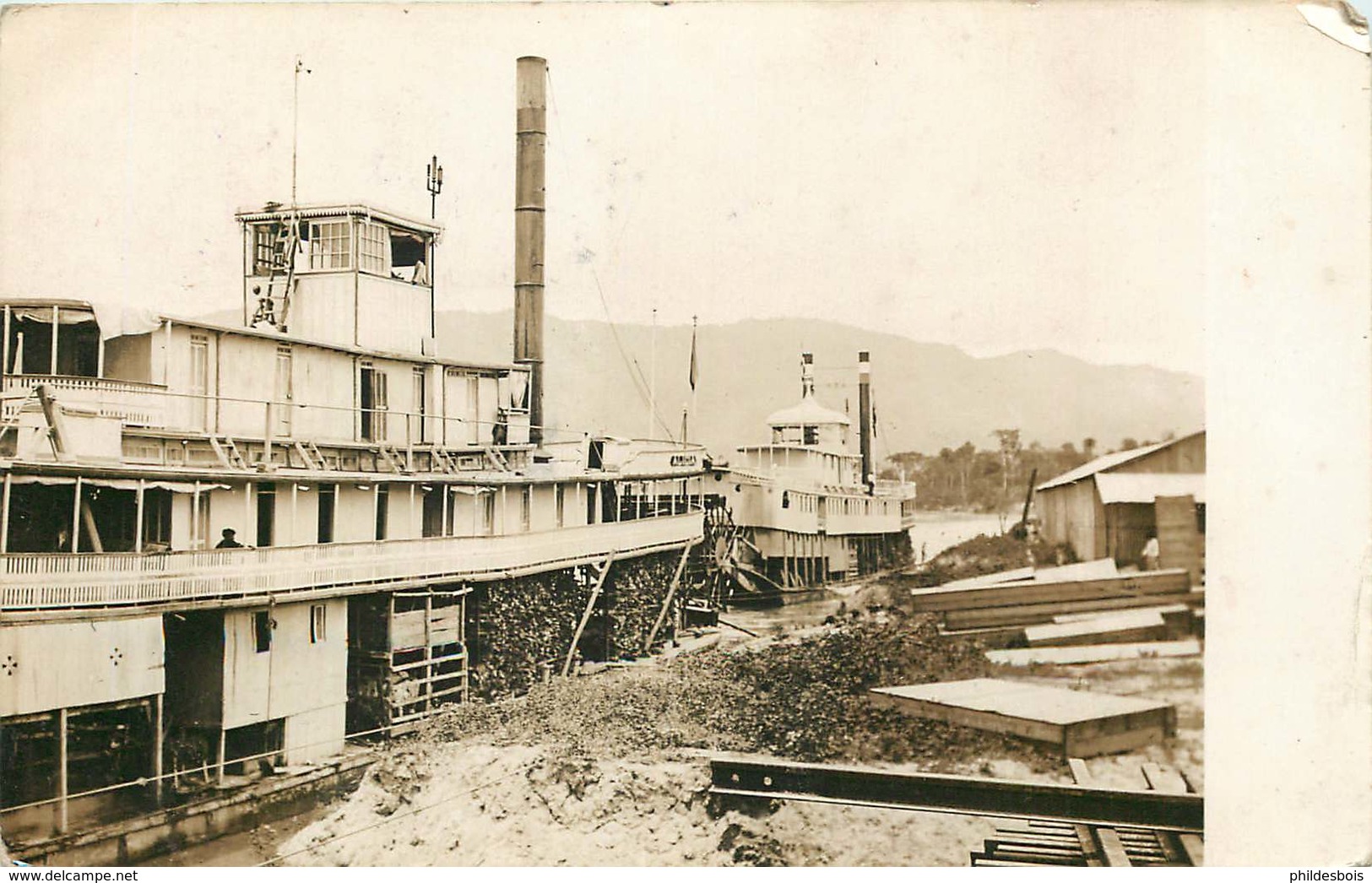 AMERIQUE  COLOMBIE (carte Photo)  Bateaux Du Magdalena - Colombie