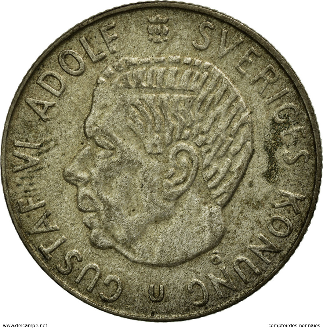 Monnaie, Suède, Gustaf VI, Krona, 1963, TB+, Argent, KM:826 - Suède