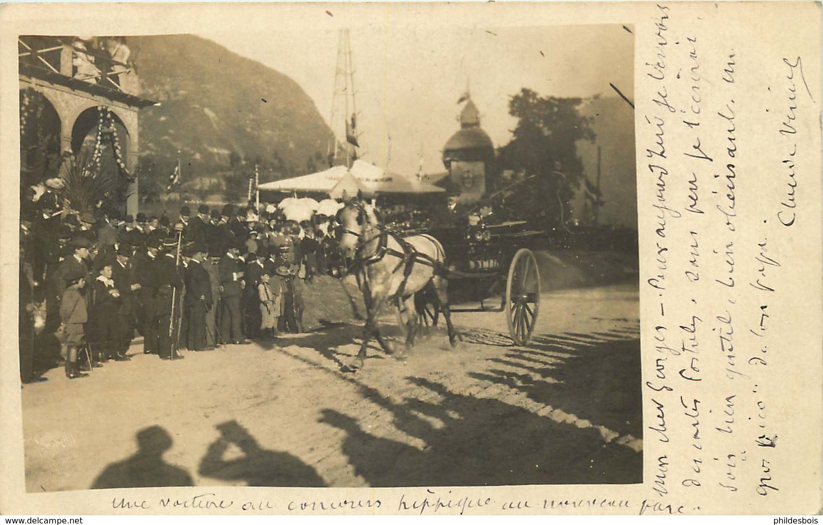 AMERIQUE  COLOMBIE (carte Photo)  Voiture Aux Concours  Hippiques - Colombie