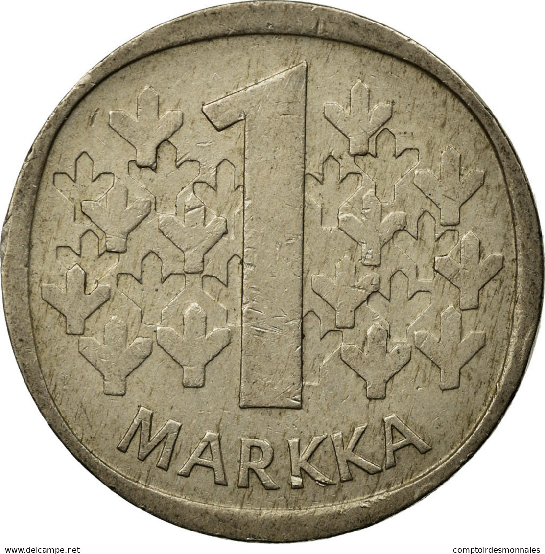 Monnaie, Finlande, Markka, 1977, TB, Copper-nickel, KM:49a - Finlande