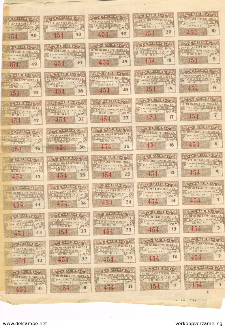 La National Compania Mexicana De Petroleo Cp 1 Att - Pétrole
