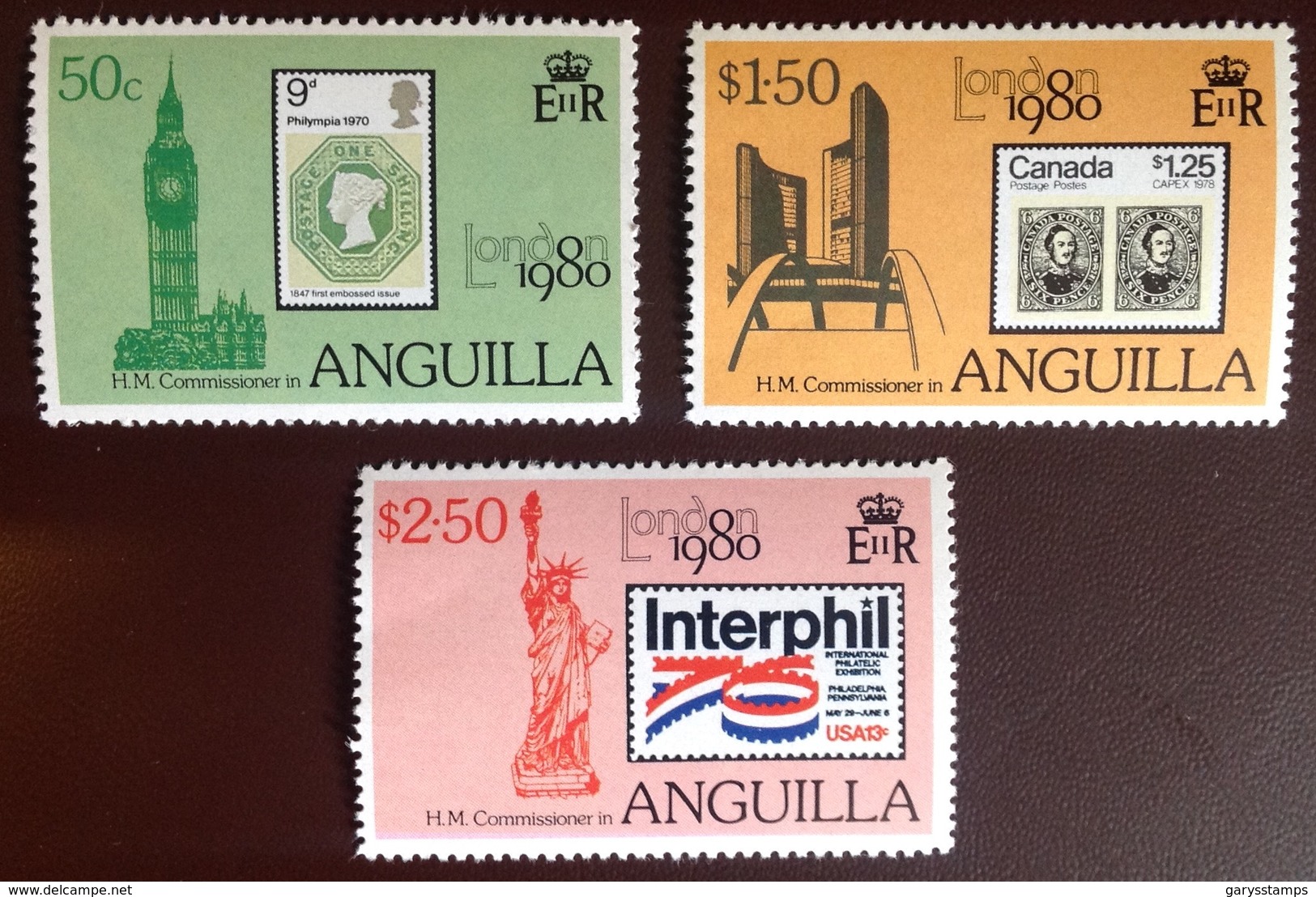 Anguilla 1980 London 80' MNH - Anguilla (1968-...)