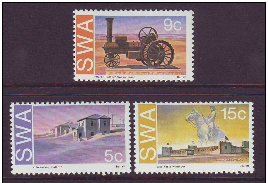 D11053 Namibia 1975 South West Africa FORT TRACTOR MNH Set  - SWA Namibia Namibie Sudwes Afrika - Namibie (1990- ...)