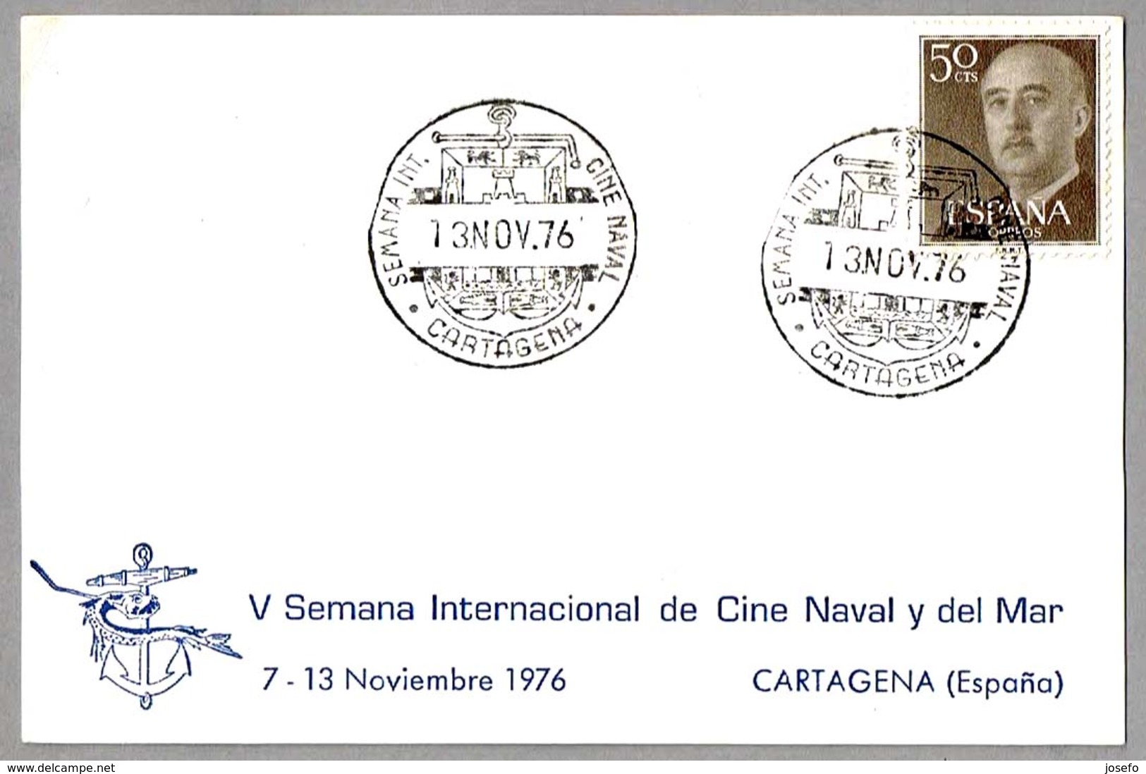 SEMANA INTERNACIONAL DE CINE NAVAL. Cartagena, Murcia, 1976 - Cinema