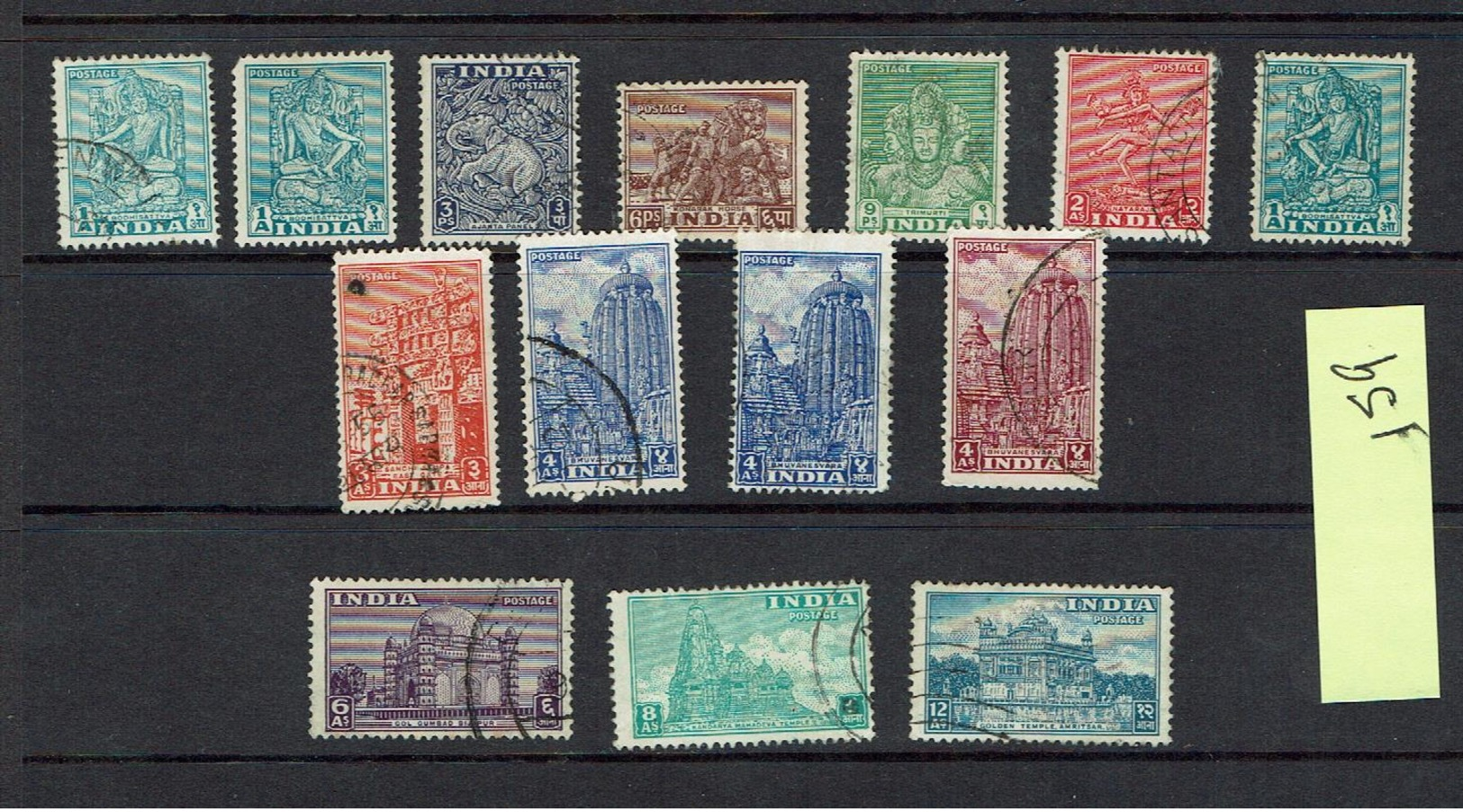 INDIA...1949 - Used Stamps