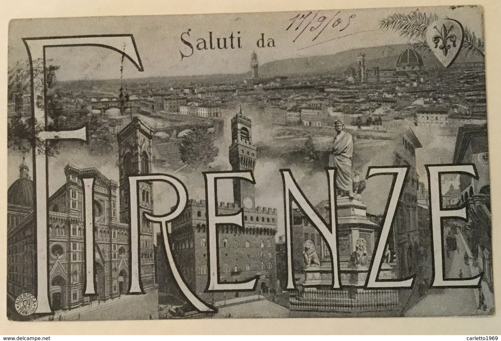 SALUTI DA FIRENZE VIAGGIATA FP - Firenze