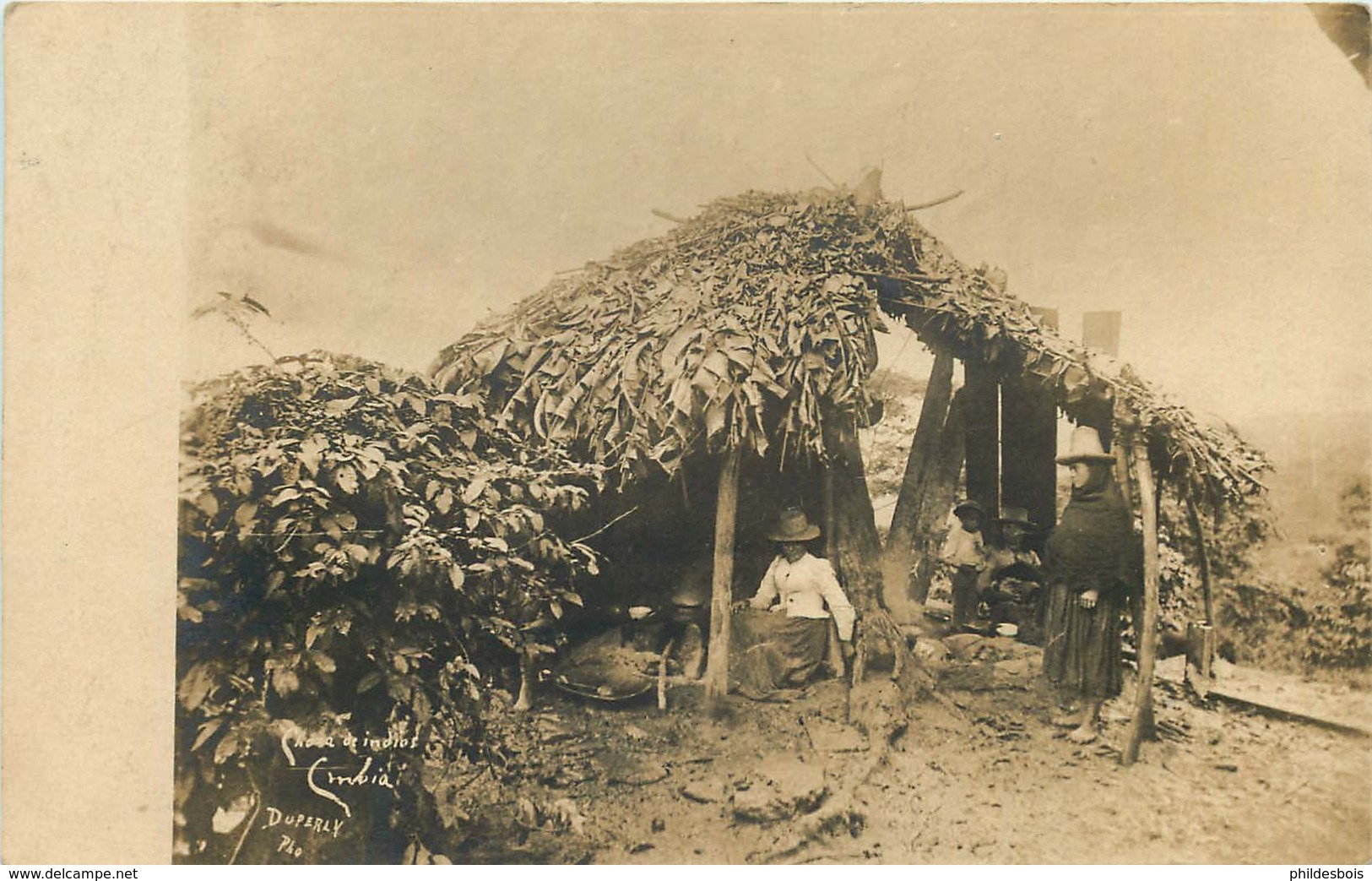 AMERIQUE  COLOMBIE (carte Photo)  Un Rancho - Colombie