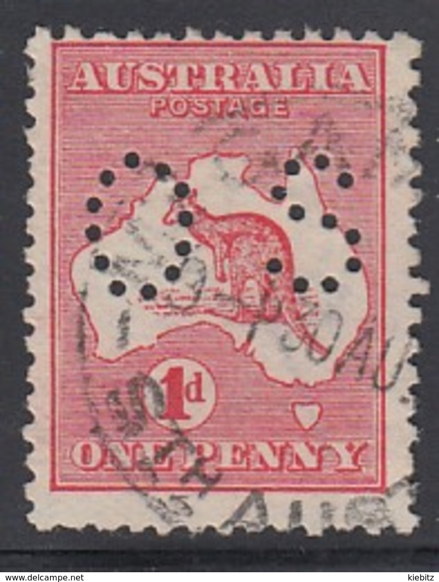 AUSTRALIEN Dienstpost 1913 - MiNr:2 IIx  Lochung II  Used - Dienstmarken