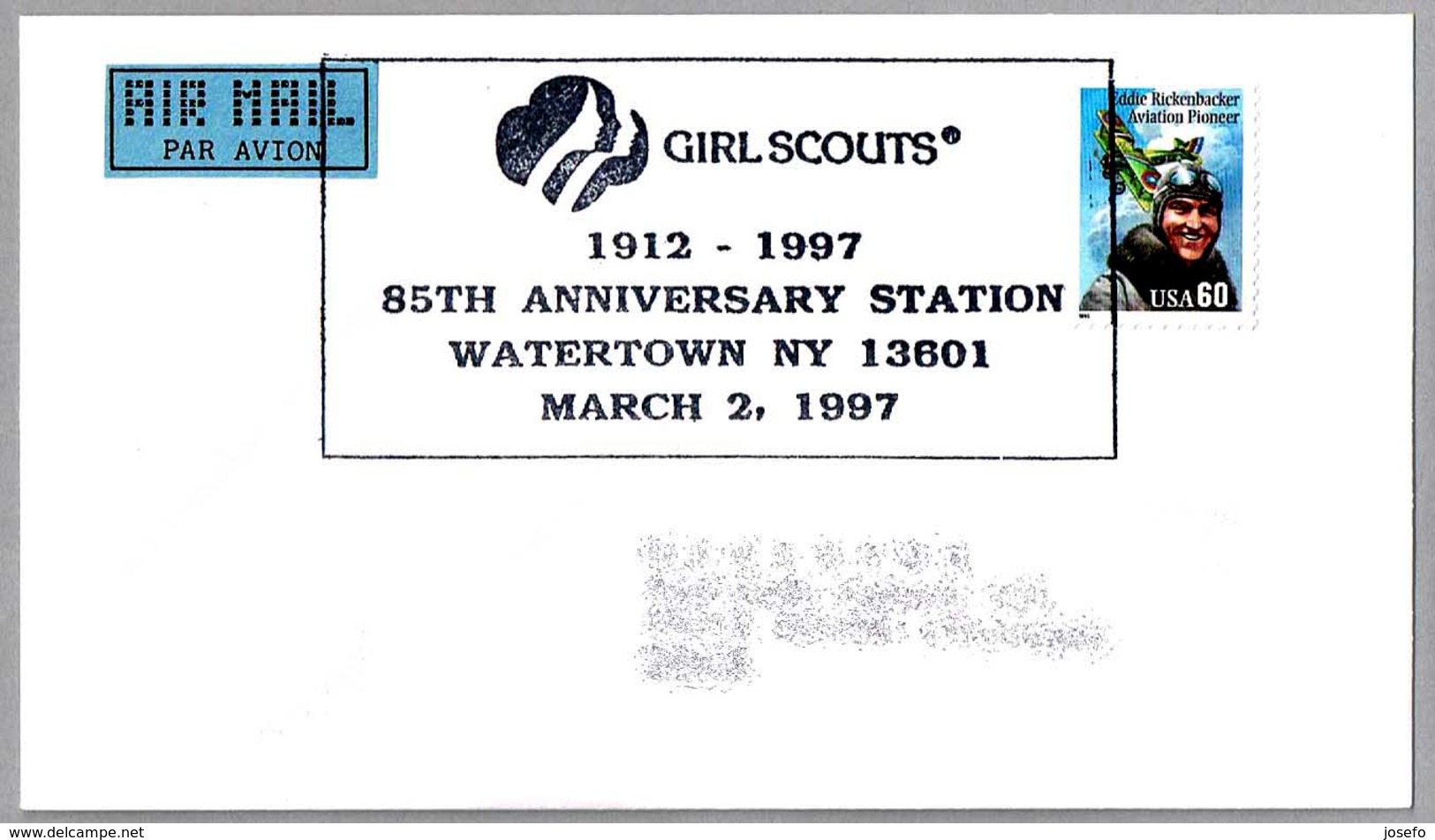 85th Anniversary GIRL SCOUTS (1912-1997). Watertown NY 1997 - Cartas & Documentos