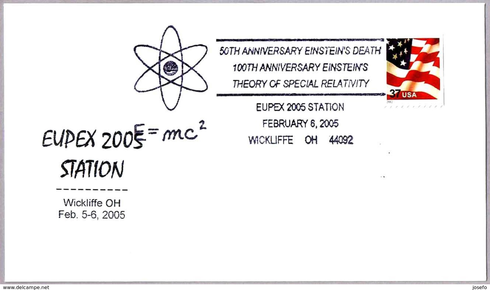 50TH ANNIVERSARY EINSTEIN'S DEATH. Wickliffe OH 2005 - Albert Einstein