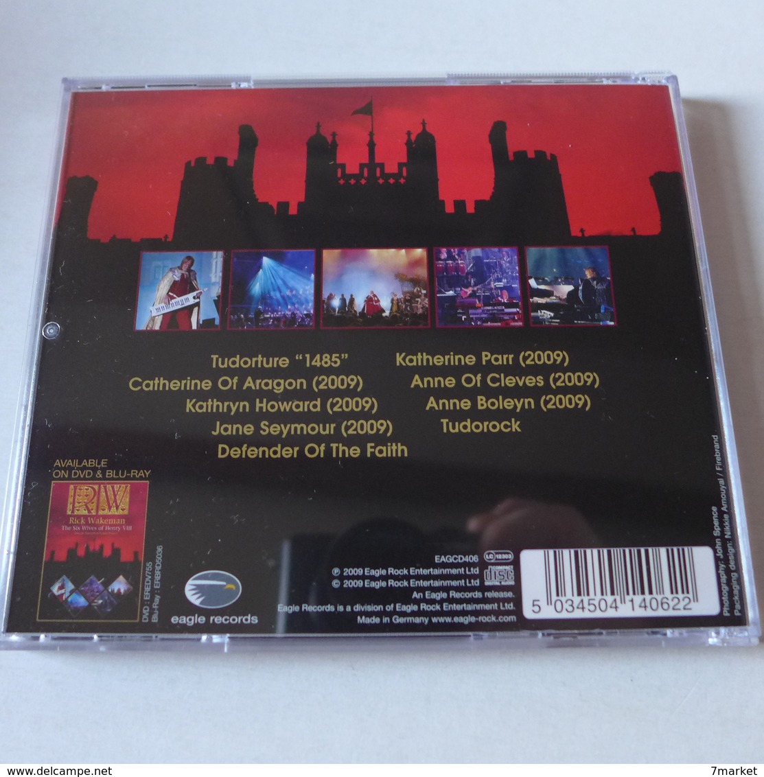 CD/   Rick Wakeman (ex Yes) -The Six Wives Of Henry VIII . Live At Hampton Court Palace - Rock