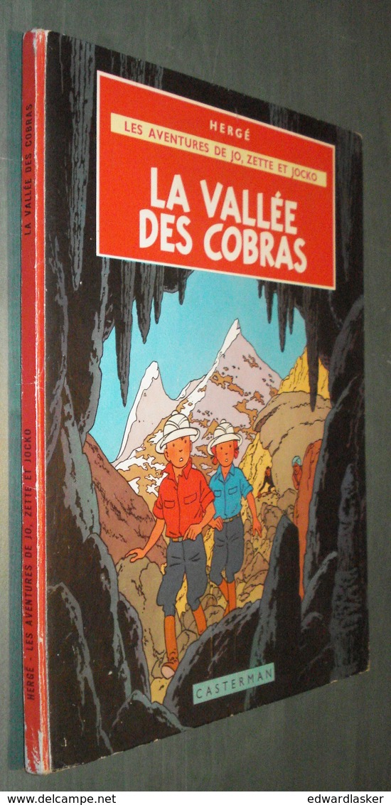 JO ZETTE ET JOCKO : La Vallée Des Cobras - Casterman 1966 - B35bis - Bon état - Jo, Zette & Jocko