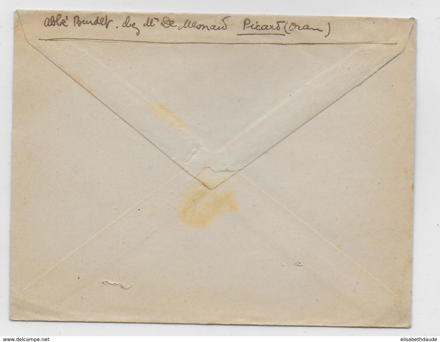 ALGERIE - 1944 - ENVELOPPE De PICARD (ORAN) IND 9 - Lettres & Documents