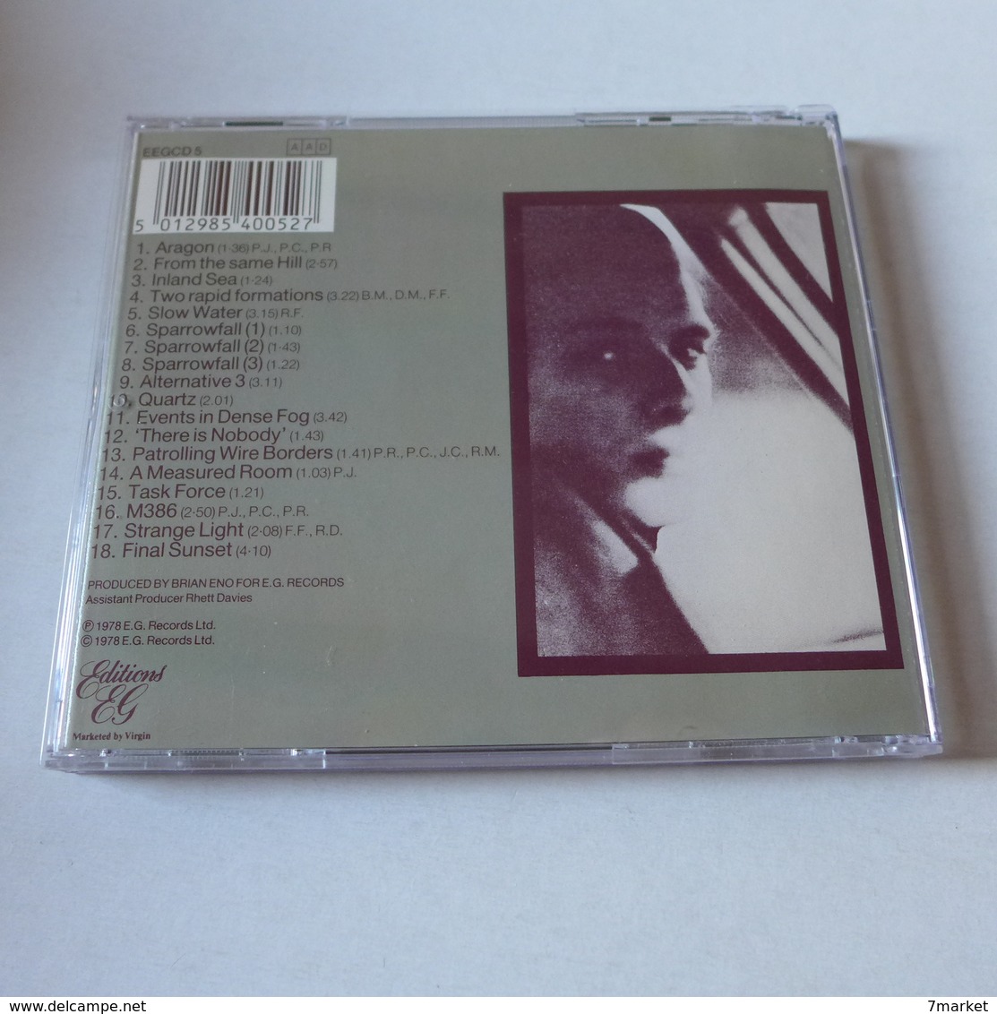 CD/   Brian Eno - Music For Films - Rock