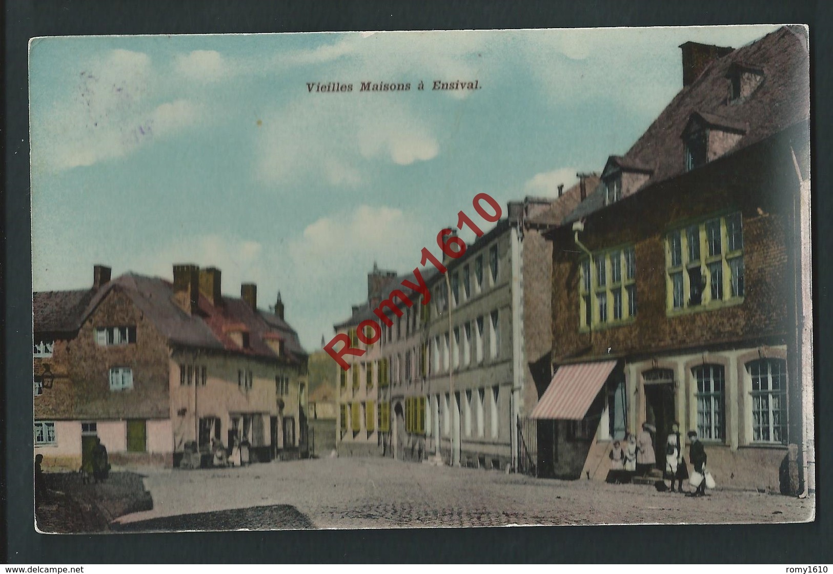 Ensival. Vieilles Maisons. Carte En Couleur,  Animée. - Verviers