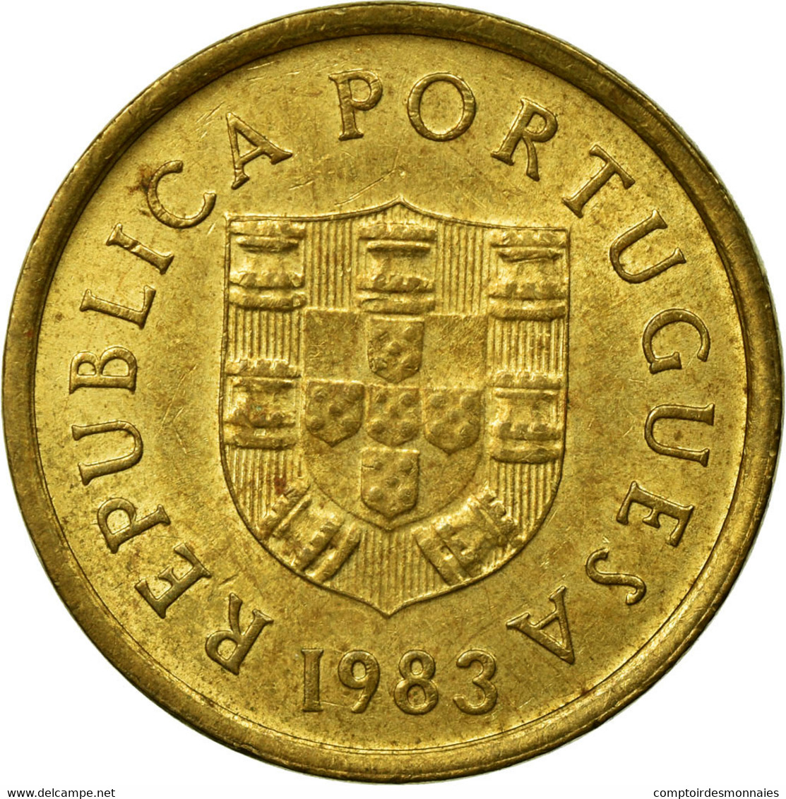 Monnaie, Portugal, Escudo, 1983, TB+, Nickel-brass, KM:614 - Portugal