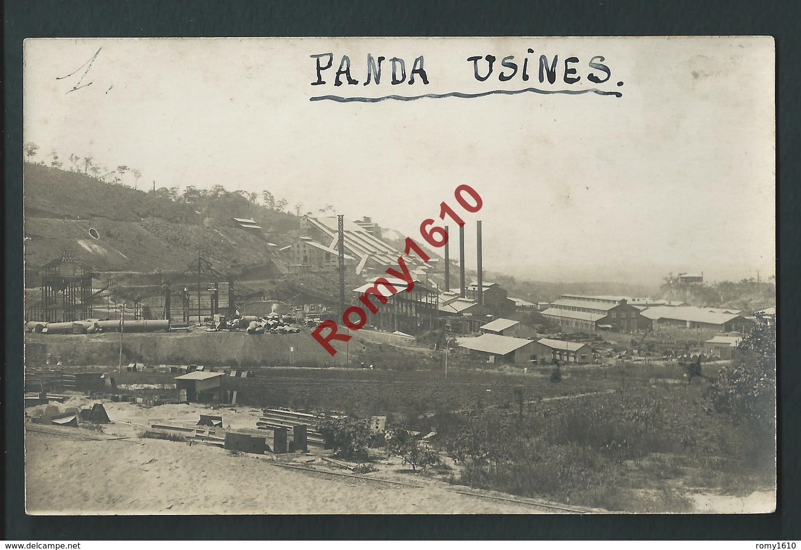 Afrique Congo. Panda.  Union Minière. Photo Carte. - Congo Belge