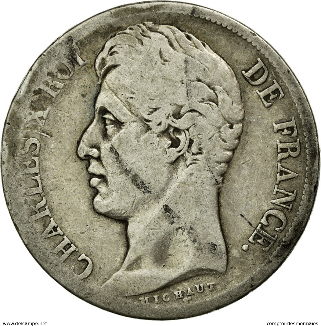Monnaie, France, Charles X, 2 Francs, 1829, Lyon, TB, Argent, Gadoury:516 - I. 2 Francs