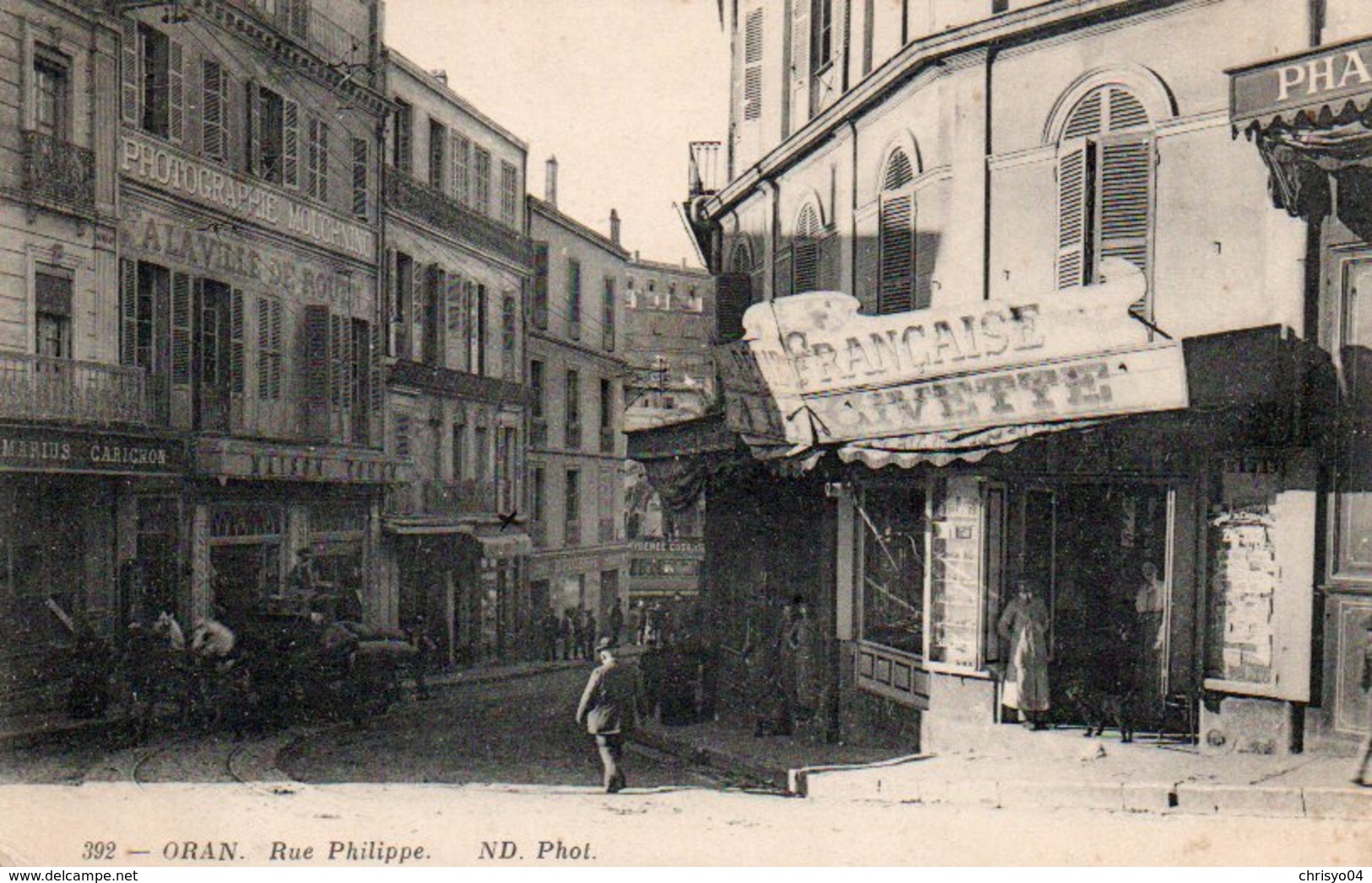 91Md   Algerie Oran Rue Philippe (vue Pas Courante) - Oran