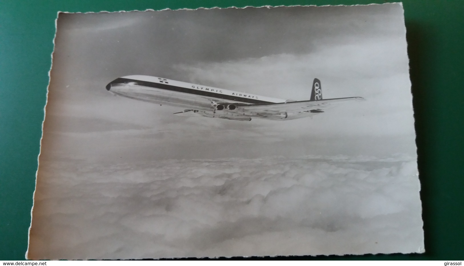 CPSM AVION COMET 4 B DE LA COMPAGNIE OLYMPIC AIRWAYS ED P I DANS LE CIEL DE FRANCE - 1946-....: Ere Moderne