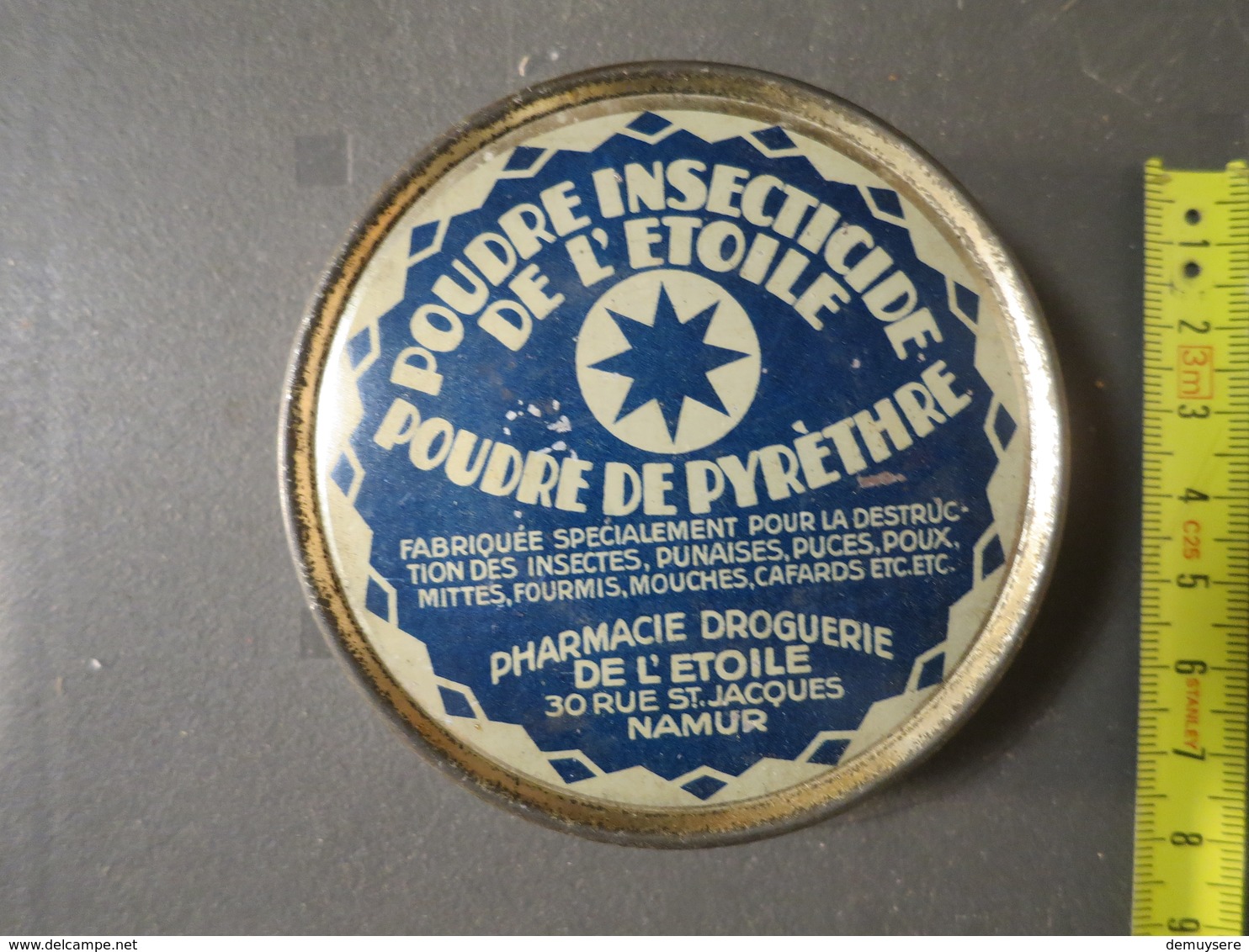 M H - Poudre Insecticide De L'etoile - Pharmacie Droguerie De L'etoile Namur - Boîtes