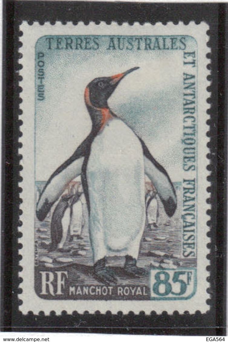 B3 - TAAF PO 17 De 1960 - FAUNE - MANCHOT ROYAL - Verso: Amorce De Raccord D' Impression - Cote 32,50 - Neufs