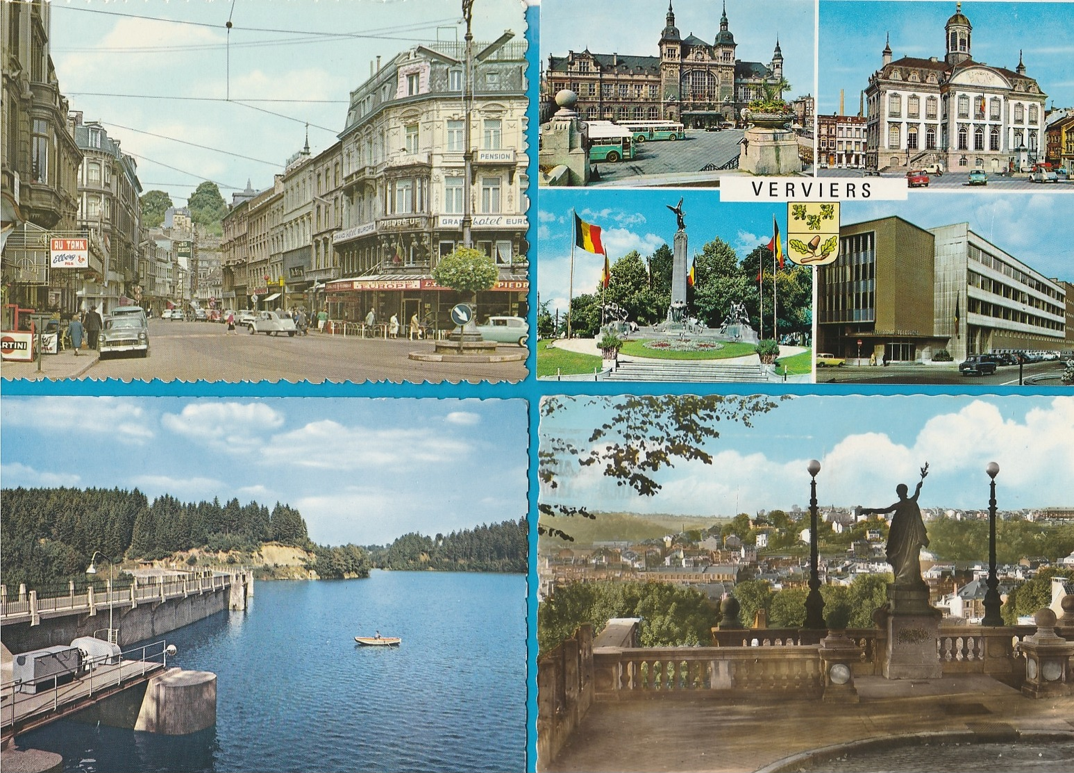 BELGIË Malmedy, Stavelot, Trois Ponts, Verviers, Robertville, Weismes, Lot van 64 postkaarten.