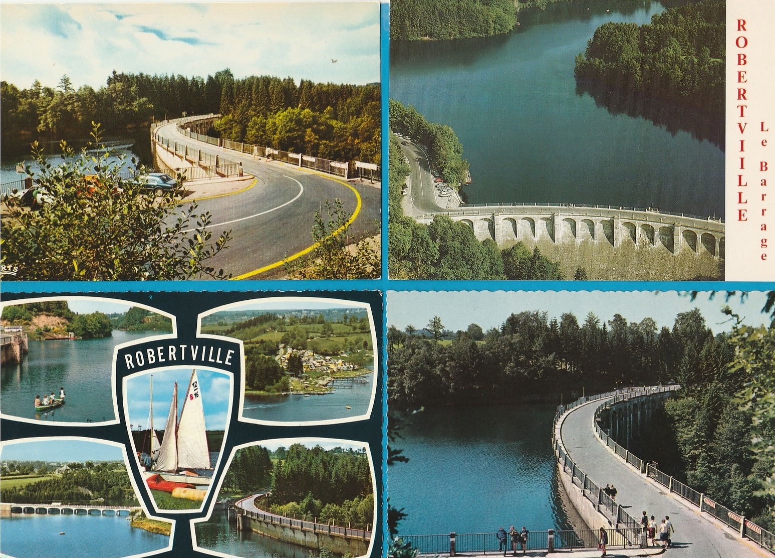 BELGIË Malmedy, Stavelot, Trois Ponts, Verviers, Robertville, Weismes, Lot van 64 postkaarten.