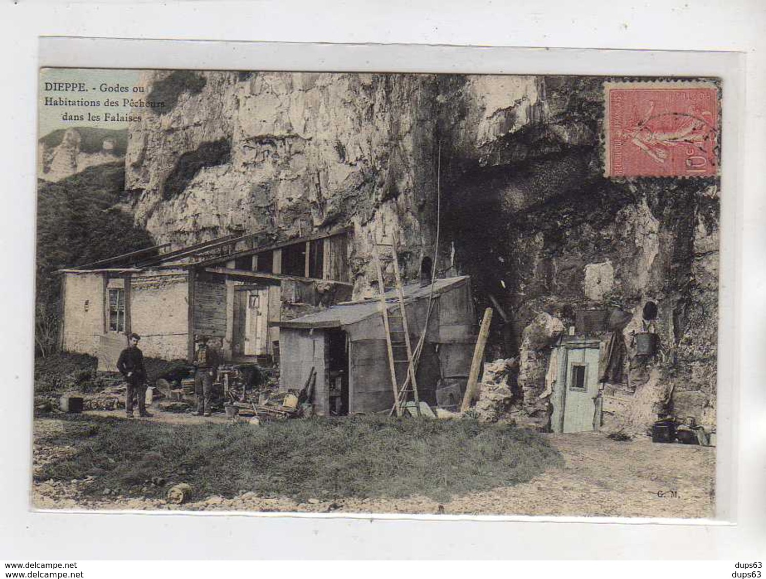 DIEPPE - Godes Ou Habitation Des Pêcheurs Dans Les Falaises - Très Bon état - Dieppe