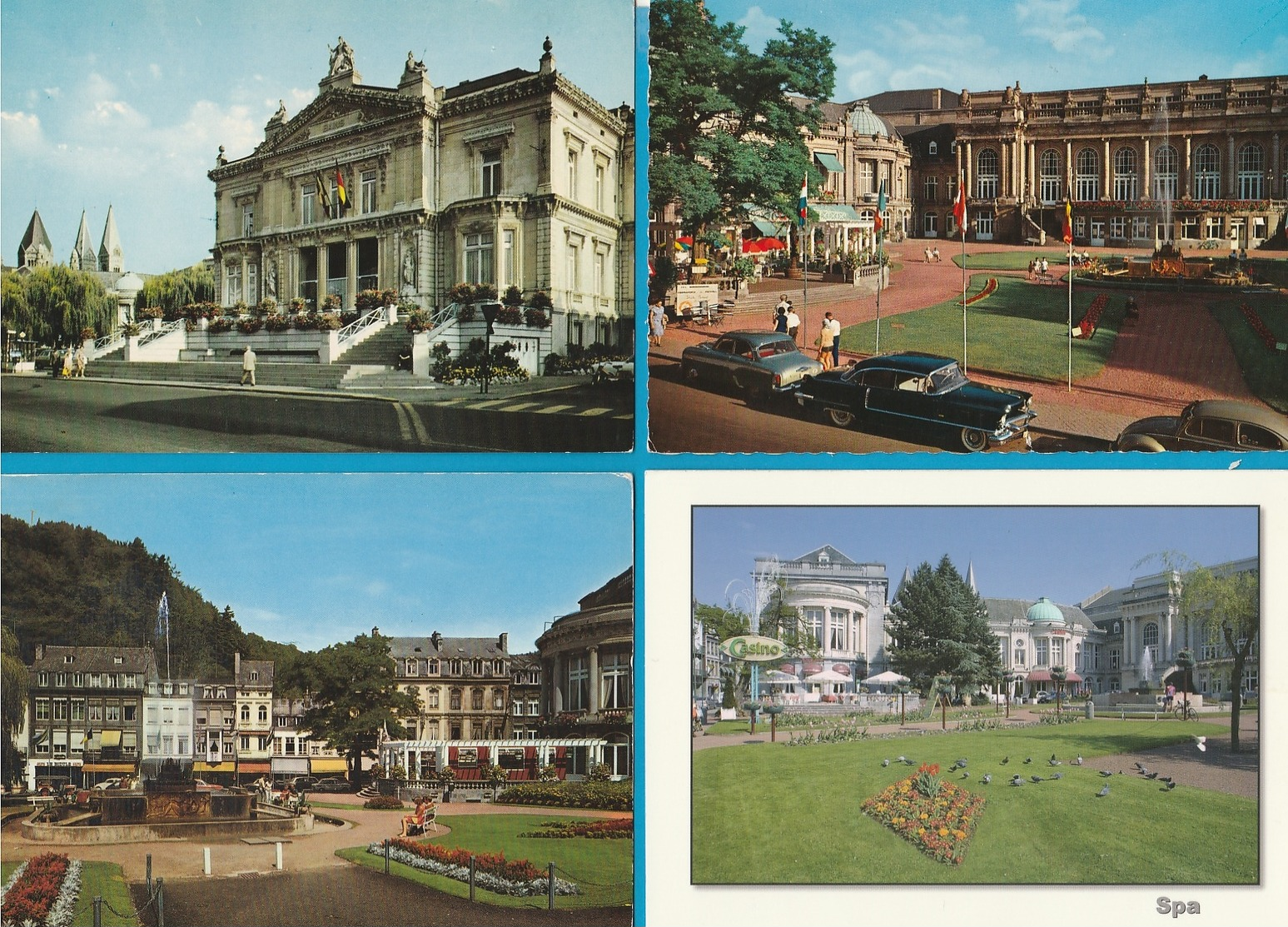 BELGIË Eupen, La Gileppe, Spa, Lot van 60 postkaarten.