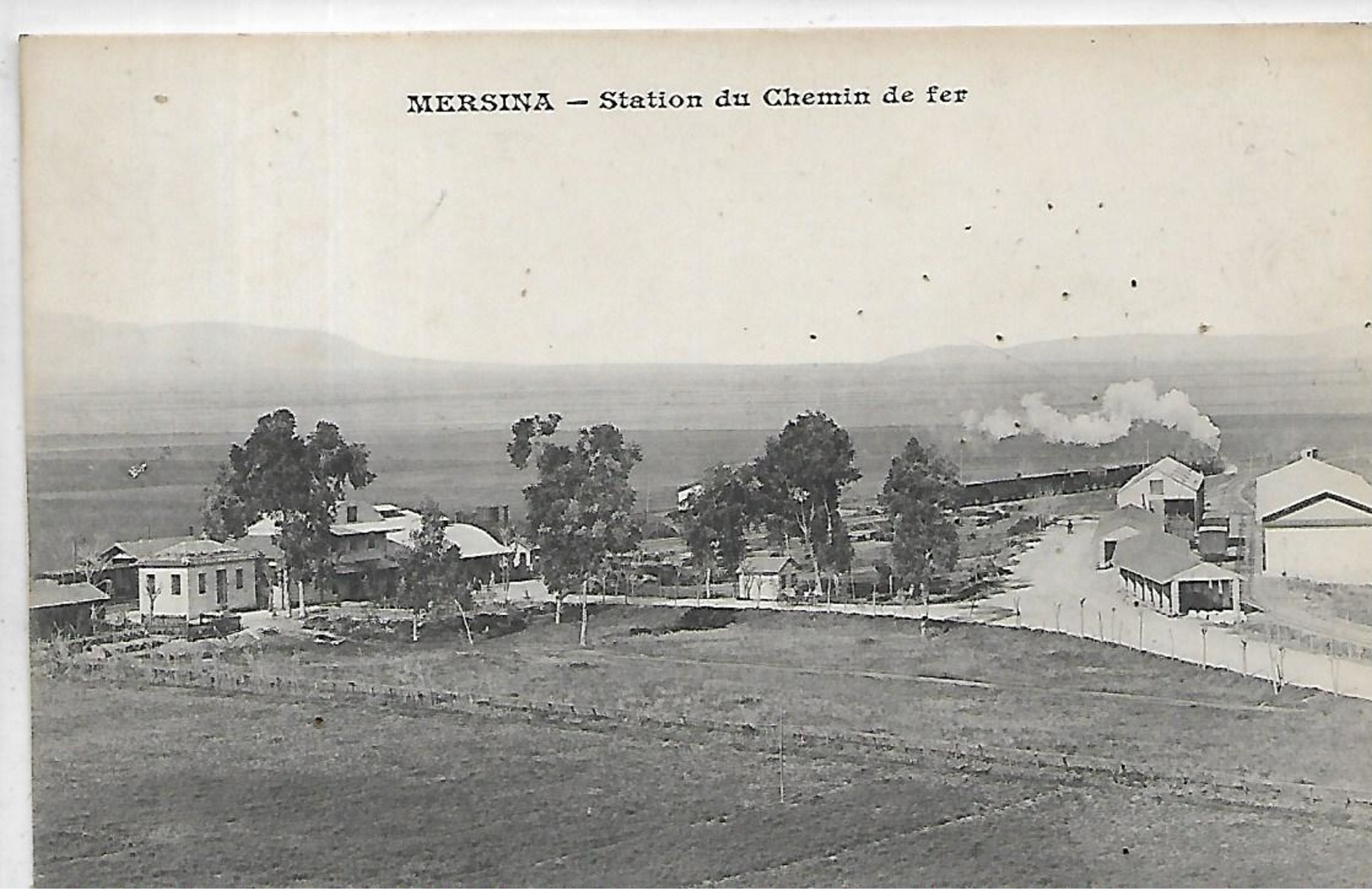 Turquie, MERSINA, Station Du Chemin De Fer, Scan Recto-Verso - Turquie