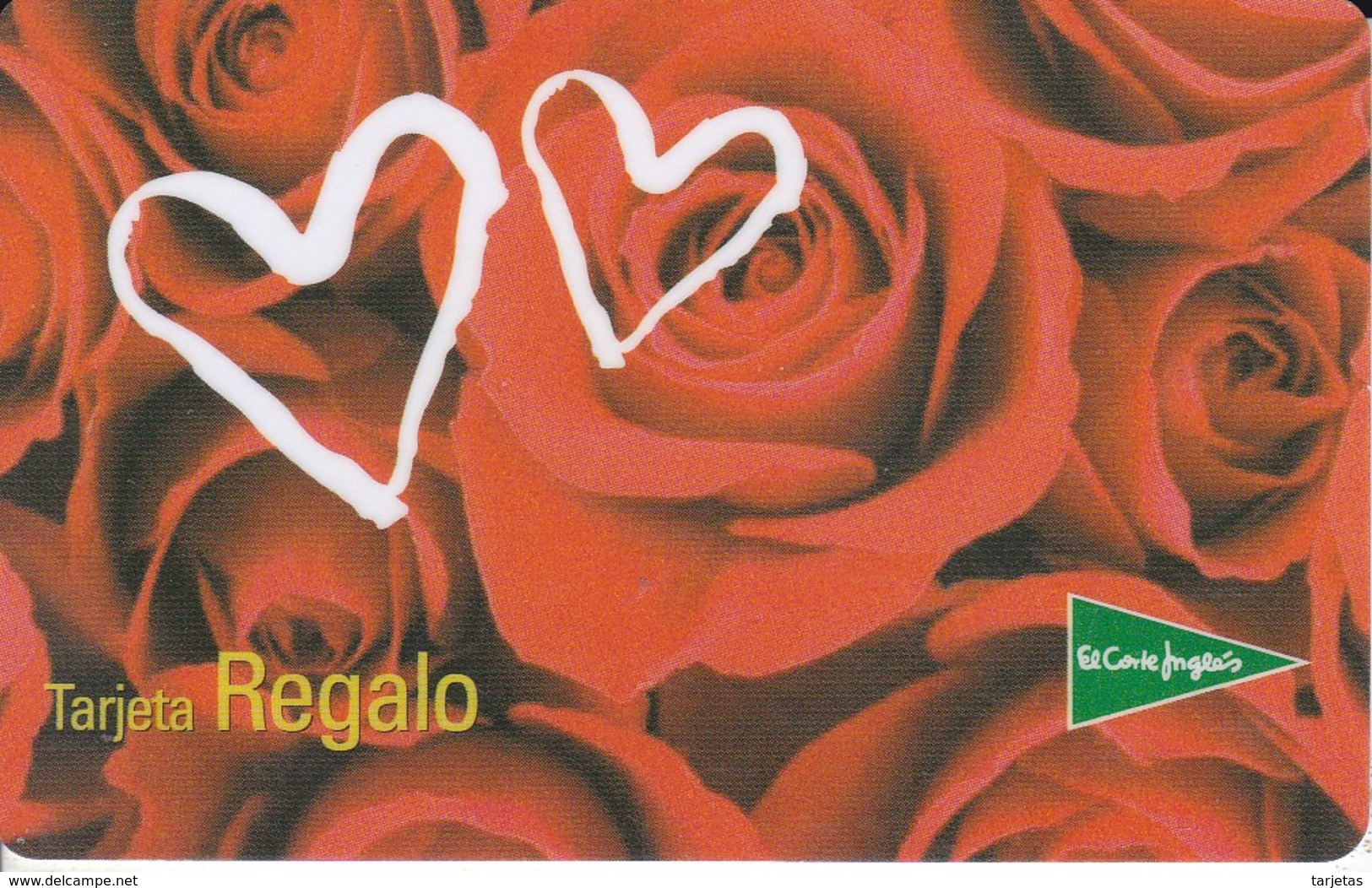 TARJETA DE REGALO DE EL CORTE INGLES ROSAS Y CORAZONES (GIFTCARD) CASTELLANO - Otros & Sin Clasificación