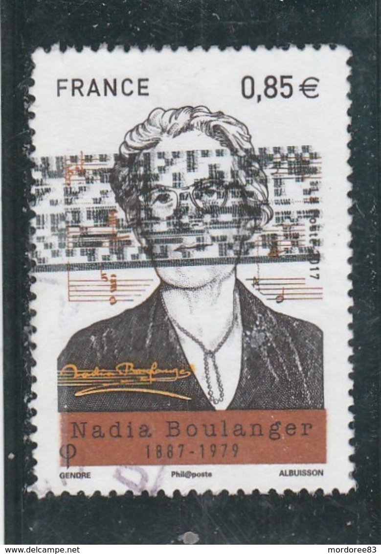 FRANCE 2017 NADIA BOULANGER OBLITERE - YT 5169 - Used Stamps