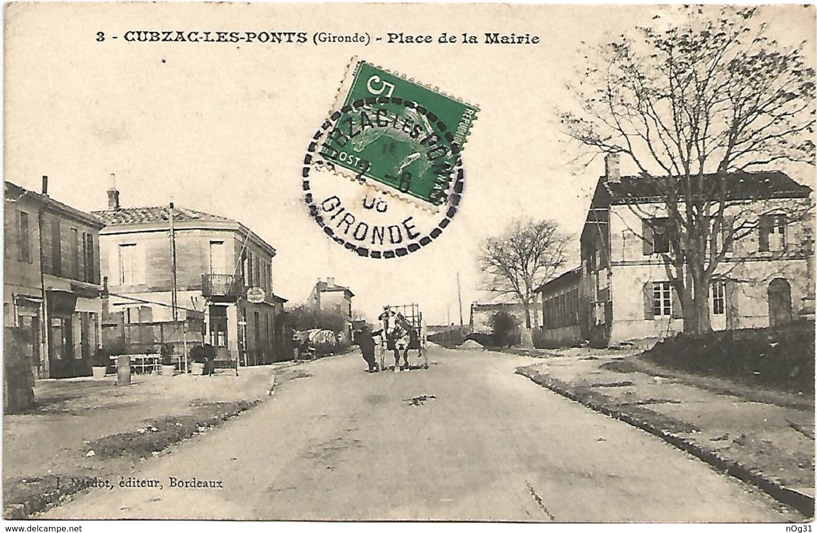 33 - 1908 - Place De La Mairie - Cubzac-les-Ponts