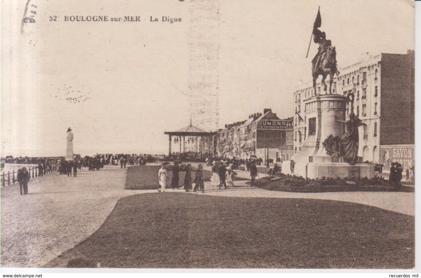 Boulogne Sur Mer La Digue 1925 - Boulogne Sur Mer