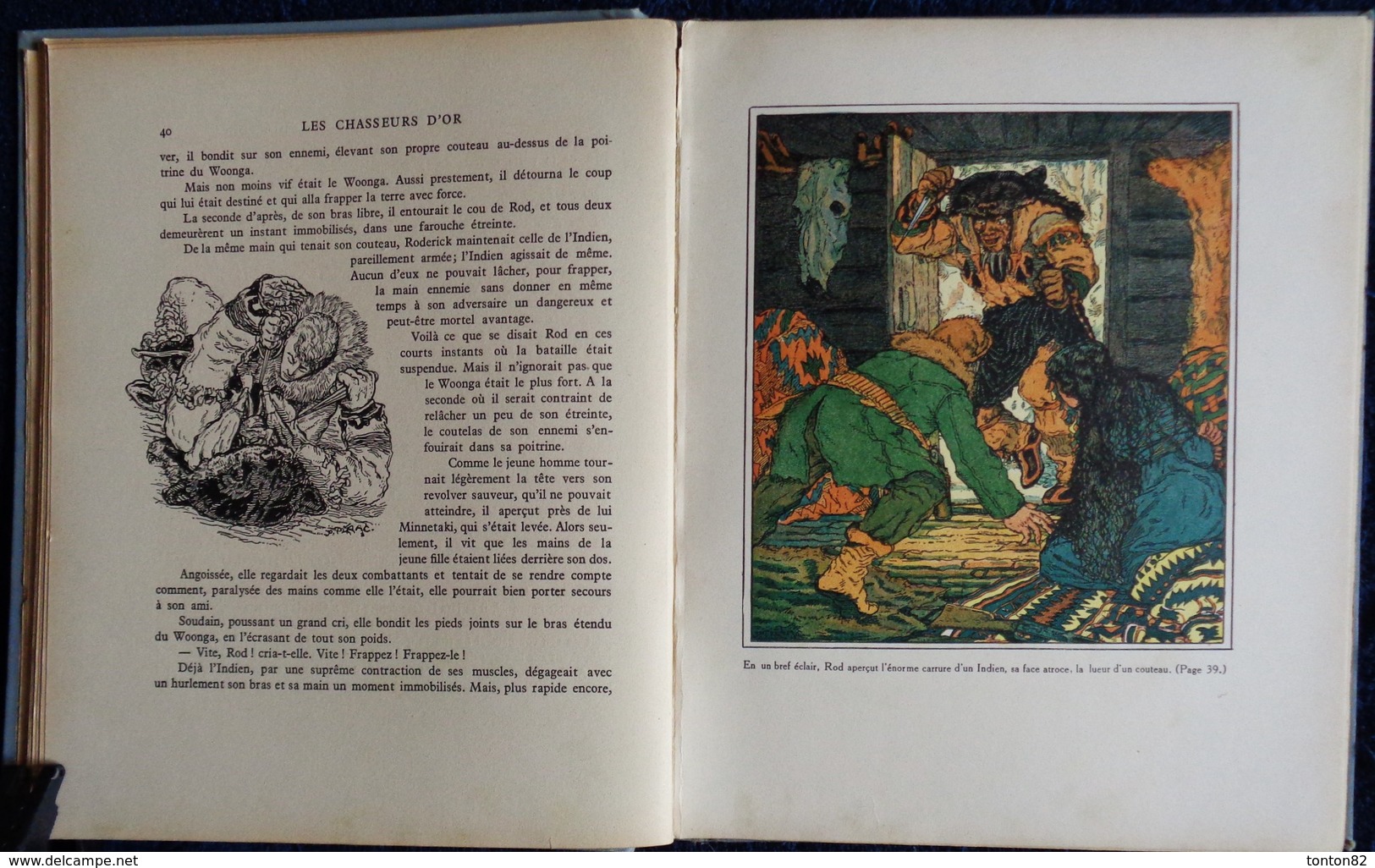 James Oliver Curwood - Les Chasseurs d'Or - Les Éditions G. Crès et Cie. - Paris - ( 1927 ) .