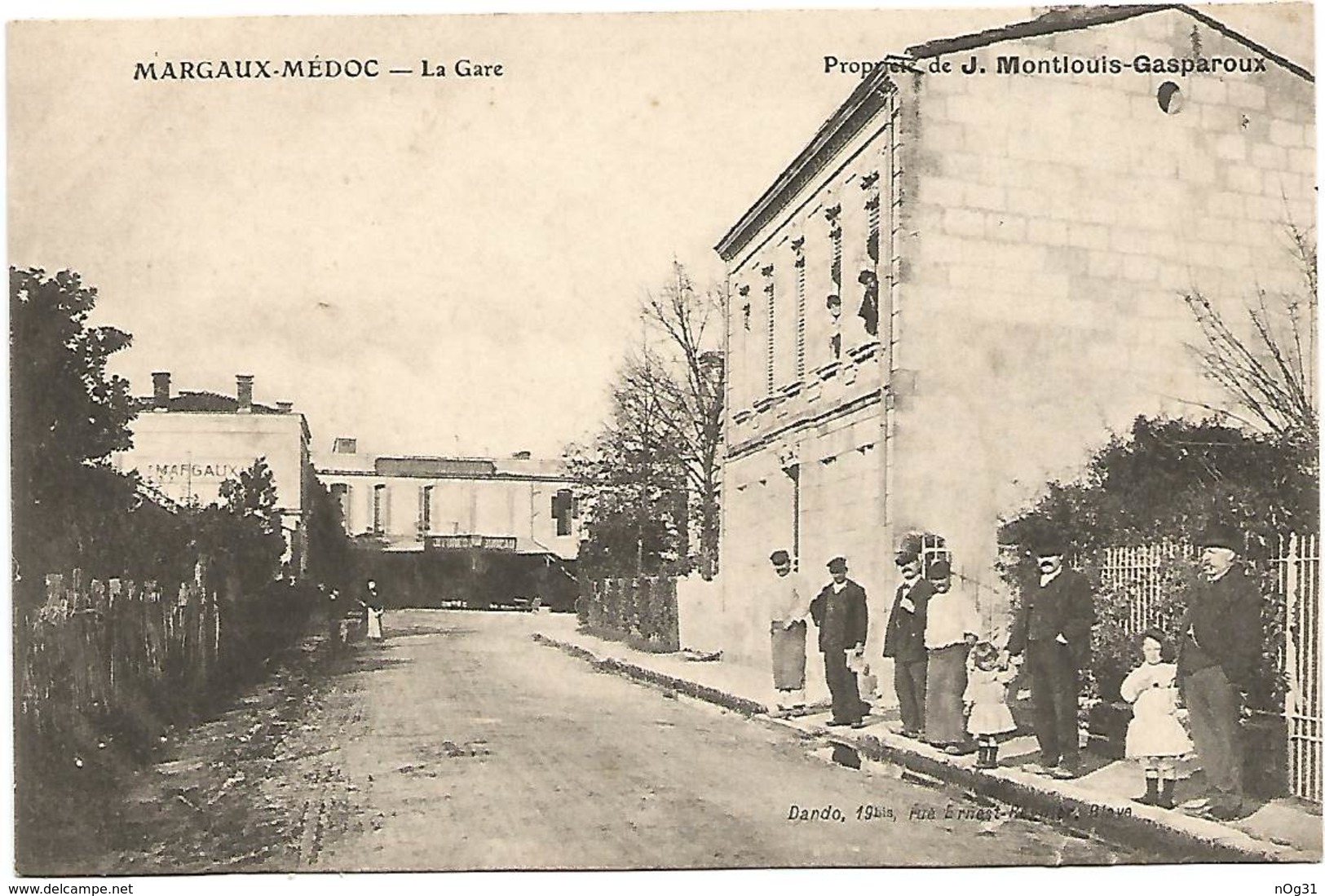 33 - Margeaux Medoc - Propriété De J.Montluis - La Gare - Margaux