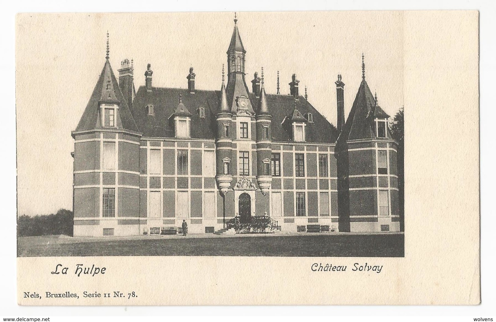 La Hulpe Château Solvay Carte Postale Ancienne - La Hulpe