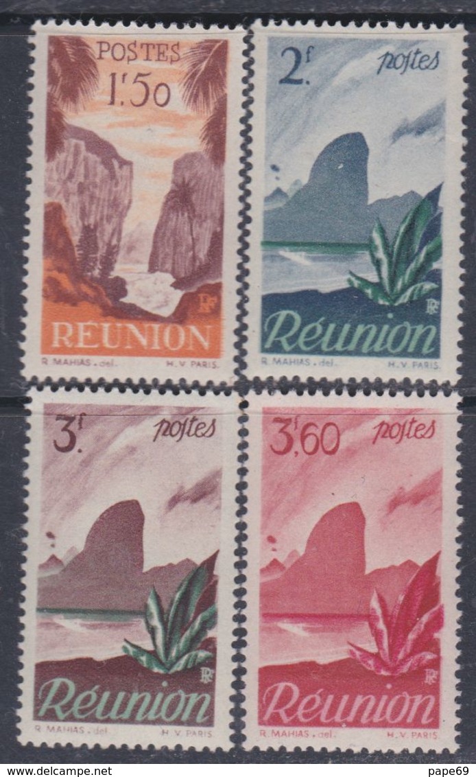 Réunion N° 270 / 73 XX Partie De Série Courante, Les 4 Valeurs Sans Charnière Sinon TB - Neufs